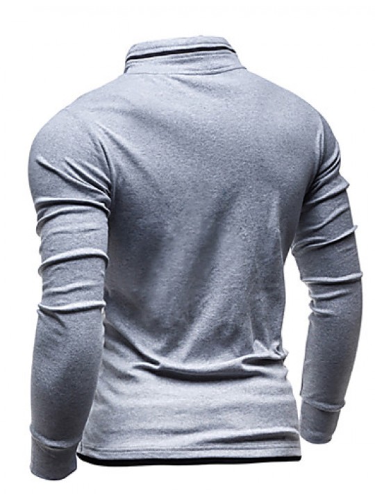 Men's Casual/Daily / Sports Simple / Active Regular HoodiesSolid